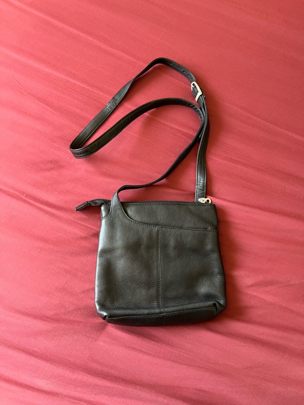 Paul & Taylor Small Black Leather Crossbody